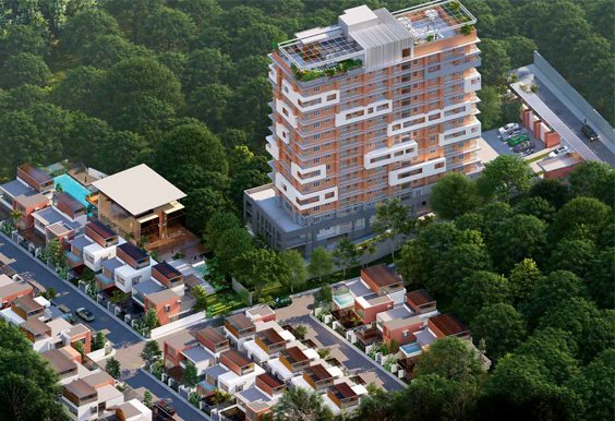 Shanoor Rainbow Heights, luxury apartments near Trivandrum Technopark.