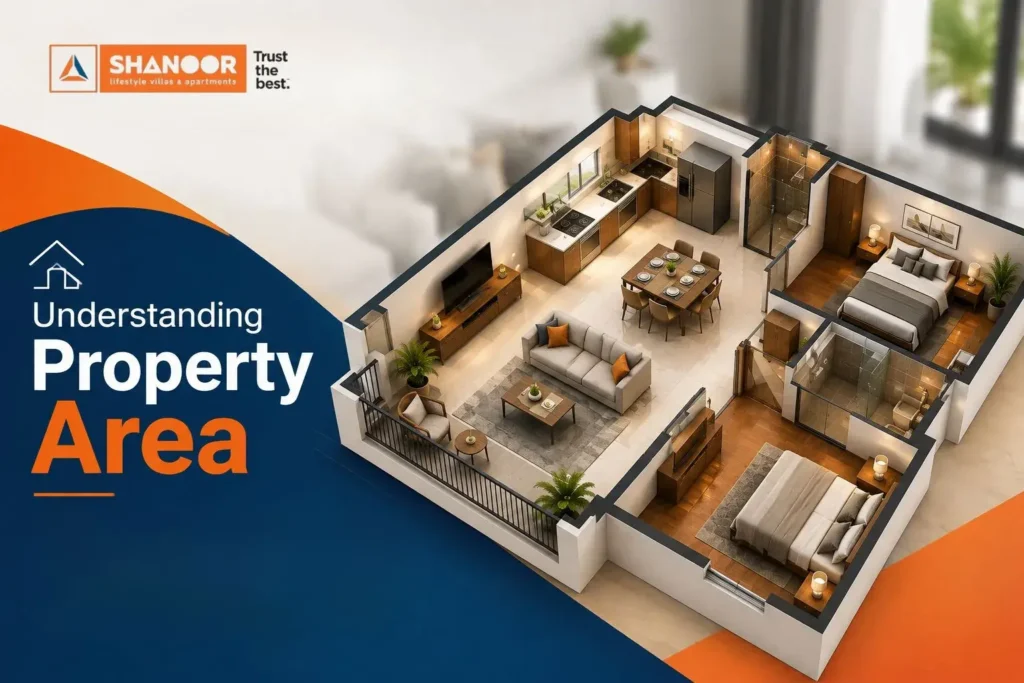 Carpet Area vs Built Up Area
